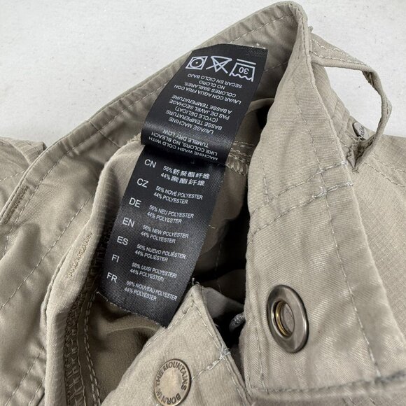 Kühl Shorts Mens 34 Beige Tan Khaki Hiking Pockets Zip Closure Durable Blend - Picture 5 of 10